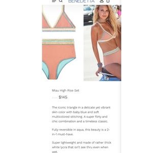 Brand new BENEDETTA Swimsuit (tags still on it)
